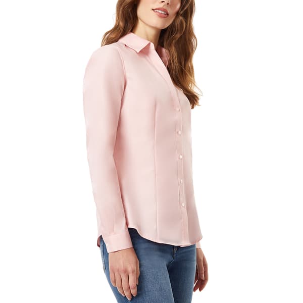 Womens Jones New York Easy Care Casual Button Down Top