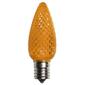 Sienna C9 Faceted Orange Christmas Replacement Bulbs - Set of 4 - image 1