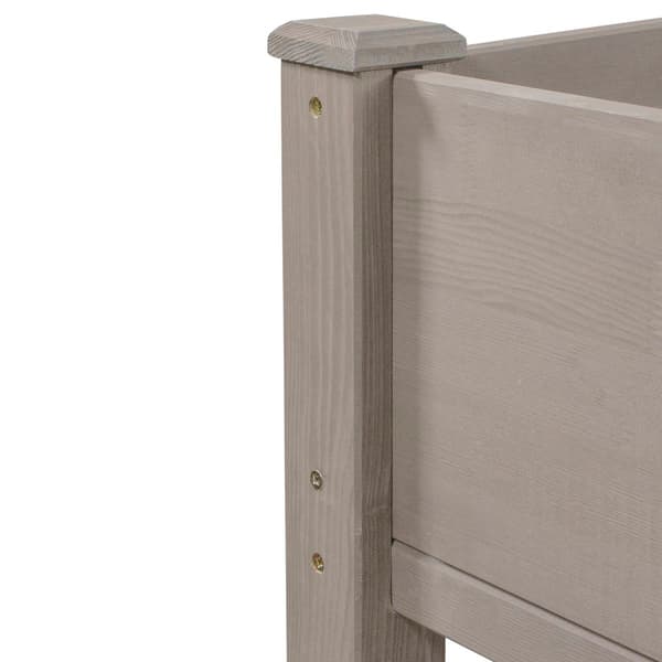Northlight Seasonal 4ft. Raised Garden Bed Planter Box with Liner
