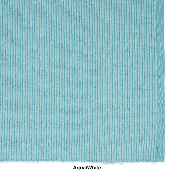 DII® Design Imports 2-Tone Ribbed Placemats - Set of 6