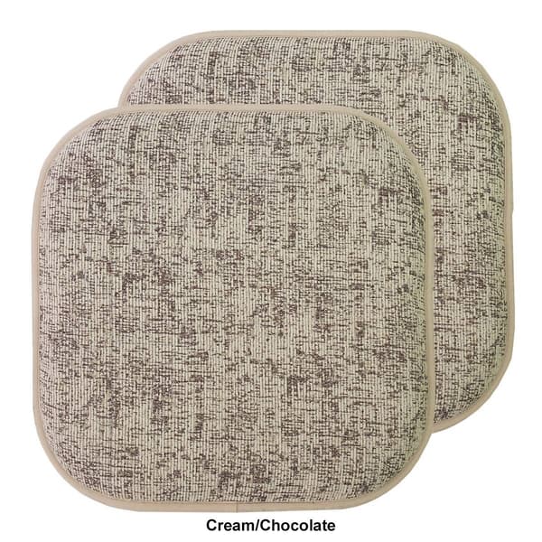 Sweet Home Collection Broadway No Slip Back Chair Pad Cushion