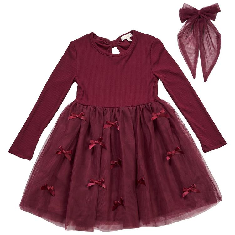 Girls (4-6x) BTween(R) 3D Bow Mesh Tutu Dress