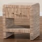 bali & pari Callan Bohemian Woven Natural Grasscloth Nightstand - image 9