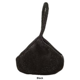 Jessica McClintock Staci Diamonte Sparkle Mesh Pouch