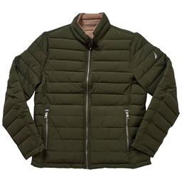 Mens Nautica(R) Stretch Reversible Quilt Jacket