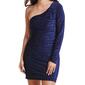 Juniors Emerald Sundae Siren One Shoulder Sheath Dress - image 3