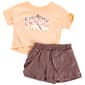 Toddler Girl Bebe Tee & Skort Set - Peach - image 1