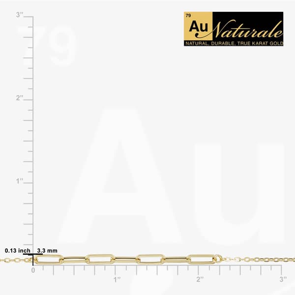 Gold Classics™ 18in. 10kt. Yellow Gold Paperclip Necklace