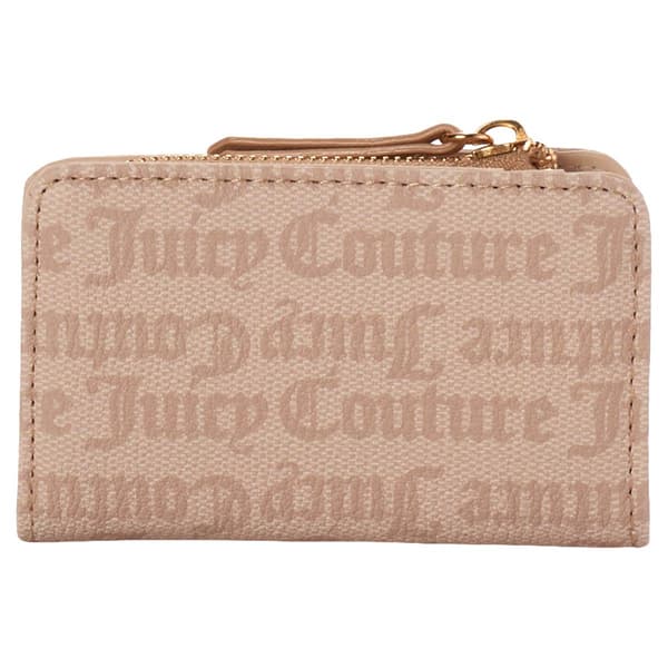 Womens Juicy Couture Floral Double Snap Pouch Wallet