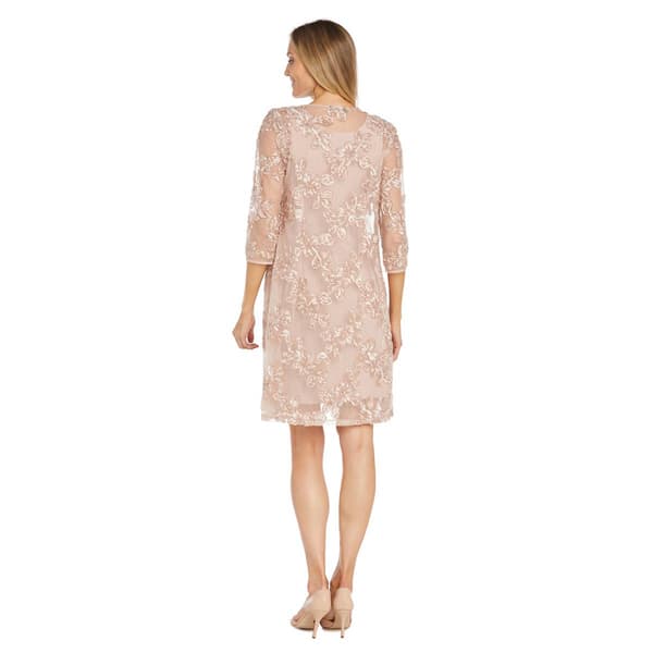 Womens R&M Richards Soutache Duster Jacket Dress