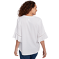 Womens Ruby Rd. Paradise Cove Solid Puckered Top - image 2