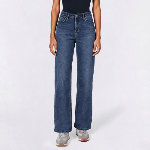 Juniors California Vintage Malibu High Rise Wide Leg Jeans