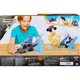 Spin Master Monster Jam Marvel Spider-Man Sandman City Battle