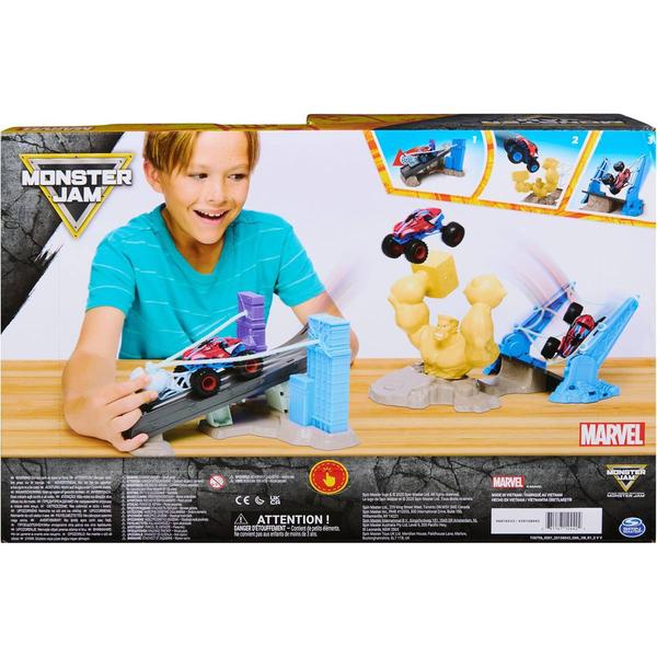 Spin Master Monster Jam Marvel Spider-Man Sandman City Battle