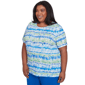 Plus Size Alfred Dunner Parrot Cay Tie Dye Chicklet Tee - image 3