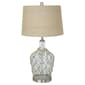 9th & Pike&#40;R&#41; 28in. Beige Shade Silver Metal Table Lamp - image 1