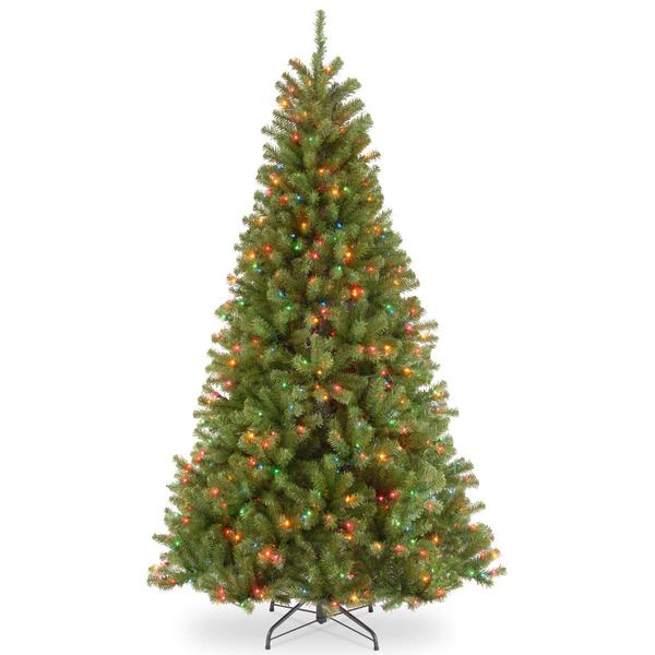 National Tree 7ft. Multicolor North Valley(R) Spruce Christmas Tree - image 