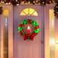 Mr. Christmas 19.25in. Vintage Blow Mold Green Wreath - image 4