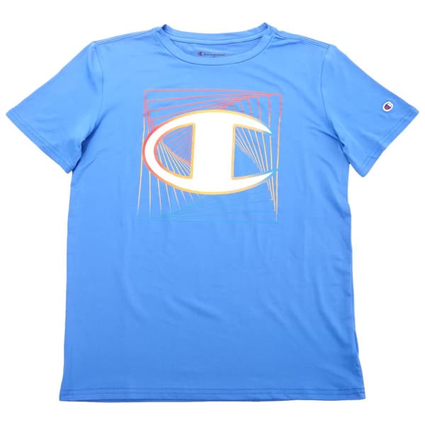 Boys &#40;8-20&#41; Champion Active Graphic Tee - Saxony Blue - image 