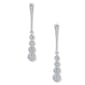 Anne Klein 1.91in. Cubic Zirconia Post Linear Earrings - image 1
