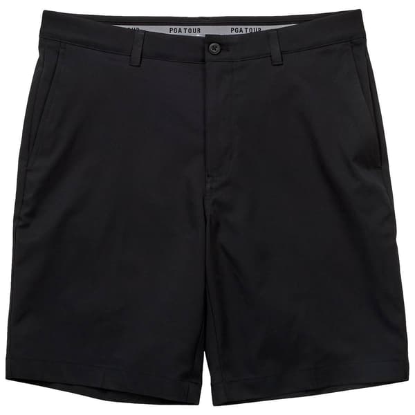Mens PGA Tour 9in. Flat Front Shorts - image 