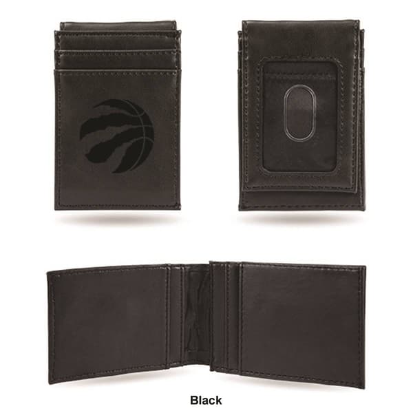 Mens NBA Toronto Raptors Faux Leather Front Pocket Wallet