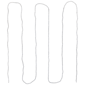 Northlight 15ft. Celestial Silver Lame Beaded Christmas Garland - image 2