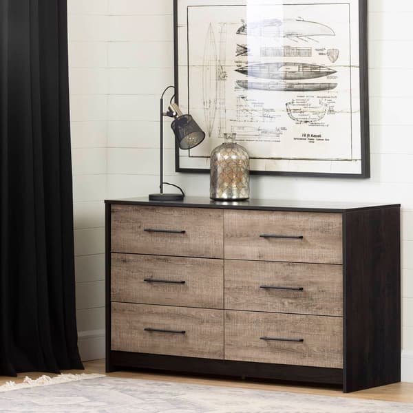 South Shore London 6-Drawer Double Dresser