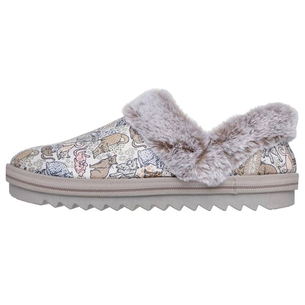 Womens Skechers Slip-ins&#174; Bobs Cozy Kiss - B Purrfect Slippers