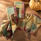 Threadmade Autumn Acres Plaid Napkins - Set of 8 - image 3