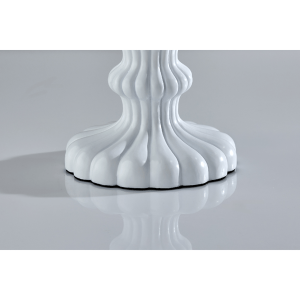 Adesso Ambrose Large Table Lamp with Pleated Navy/White Shade