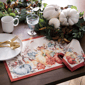 Threadmade Botanical Harvest Pumpkin Engineered Napkins -Set of 4 - image 3