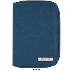 Travelon RFID Blocking Passport Zip Wallet