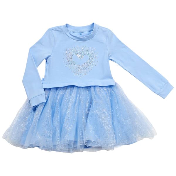 Toddler Girl Freestyle Revolution Sparkly Heart Tutu Dress - image 