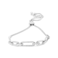 Haus of Brilliance 1/10ctw. Diamond Paperclip Link Bolo Bracelet - image 3