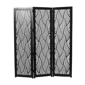 9th & Pike(R) Modern Black Wooden Room Divider Screen - image 1