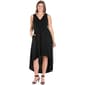 Plus Size 24/7 Comfort Apparel High Low Dress - image 1