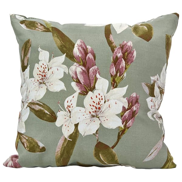 Jordan Manufacturing Floral Pillow - Purple/White - image 
