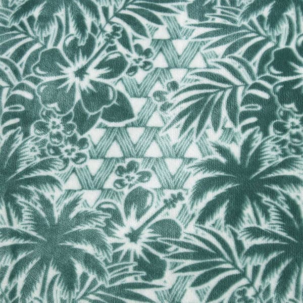 Tommy Bahama Laniaki Fronds Plush Reversible Blanket