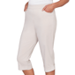 Womens Alfred Dunner Classics_S6 Stretch Stripe Clamdigger Capri - image 5
