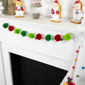 Northlight 4ft. Green & Red Pom Pom Christmas Garland - image 3