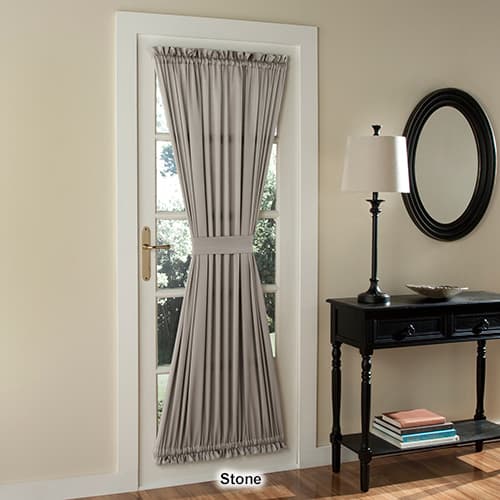 Sun Zero Michael Room Darkening Door Curtain Panel