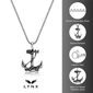 Mens Lynx Anchor Pendant Necklace - image 5