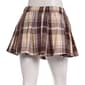 Juniors Jolie & Joy Plaid Pleated Twill Skort - Brown - image 3