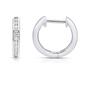 Nova Star&#40;R&#41; 1ctw. Lab Grown Diamond Channel Set Hoop Earrings - image 1