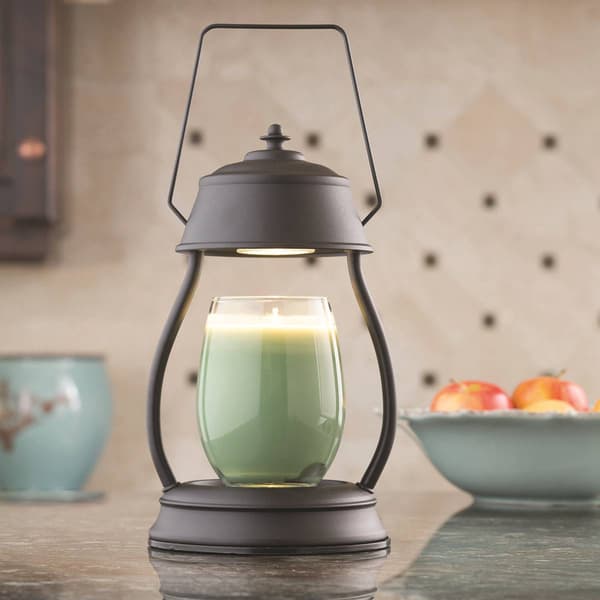 Candle Warmers Etc. Black Hurricane Candle Warmer Lantern
