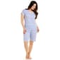 Womens Karen Neuburger Short Sleeve Medallion Geo Pajama Set - image 2