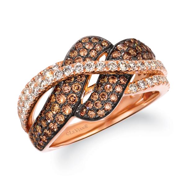 Le Vian(R) Chocolate Diamonds(R) & Nude Diamonds(tm) Crossover Ring - image 