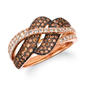 Le Vian(R) Chocolate Diamonds(R) & Nude Diamonds(tm) Crossover Ring - image 1