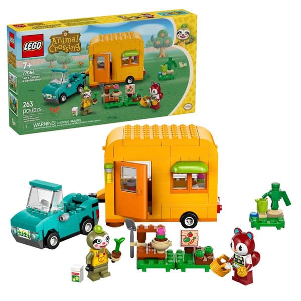 LEGO&#40;R&#41; Animal Crossing Leif''s Caravan & Garden Shop Building Kit - image 
